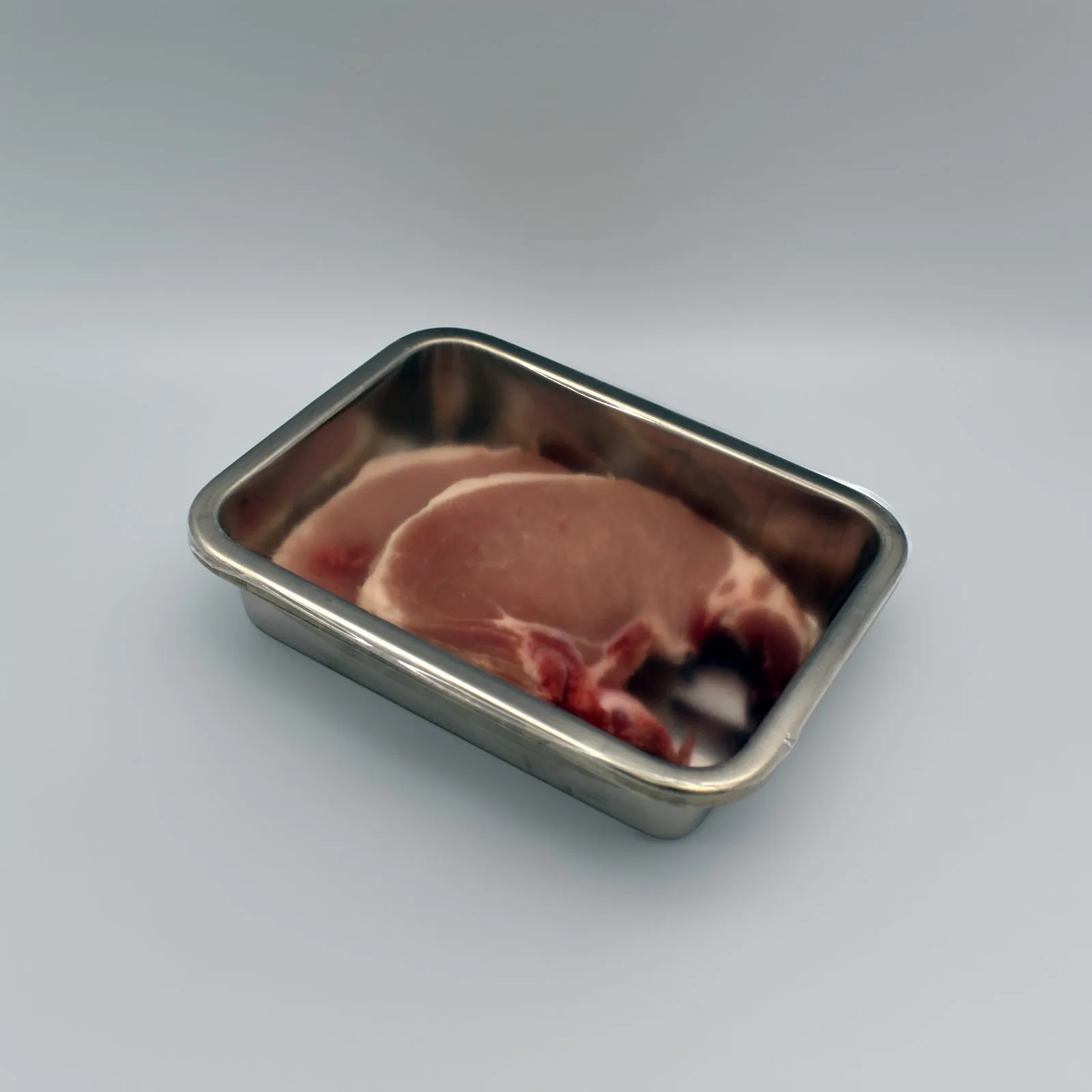 Map Pack Chops Pork Chops x2 in Stainless Steel with MAP | Mecapack